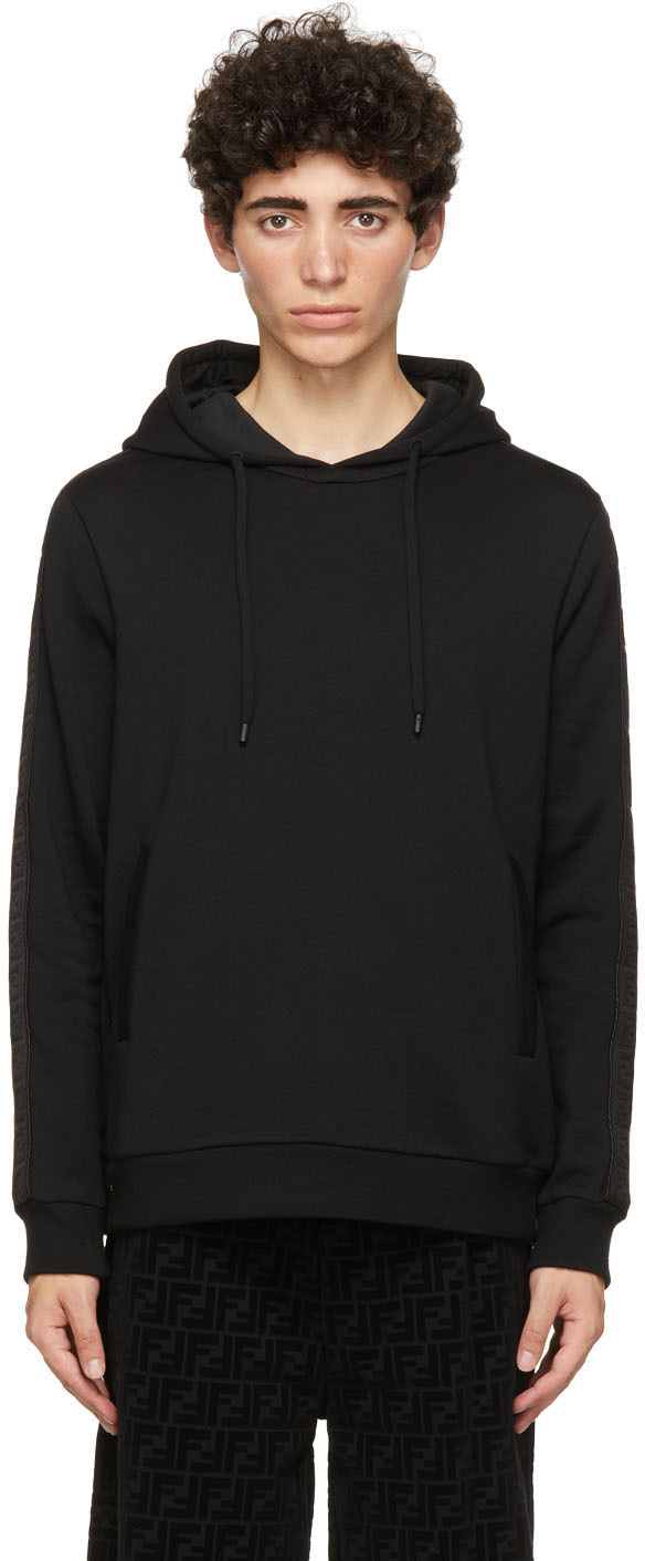 fendi men's black sweatshirt