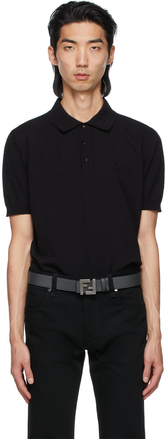 fendi black polo