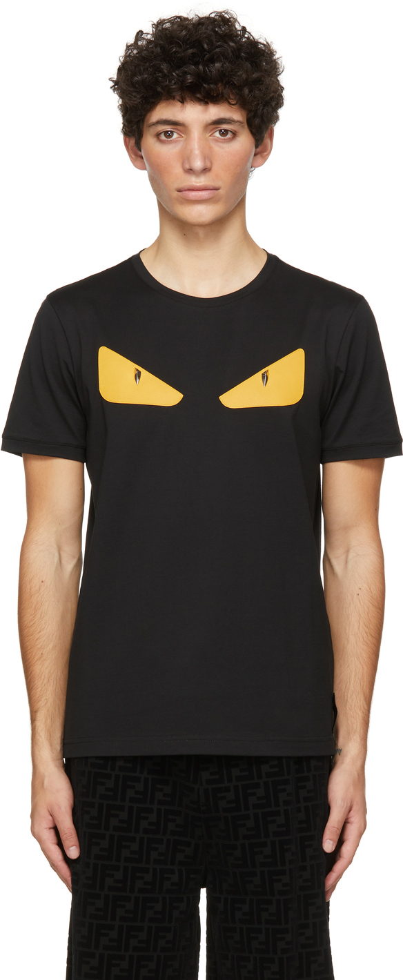Fendi Black Bad Bugs T-Shirt