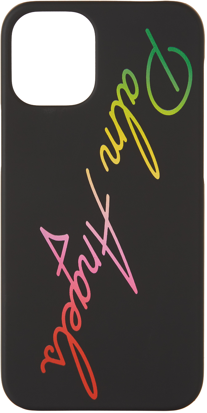 Palm Angels Black Miami Logo iPhone 12 Mini Case