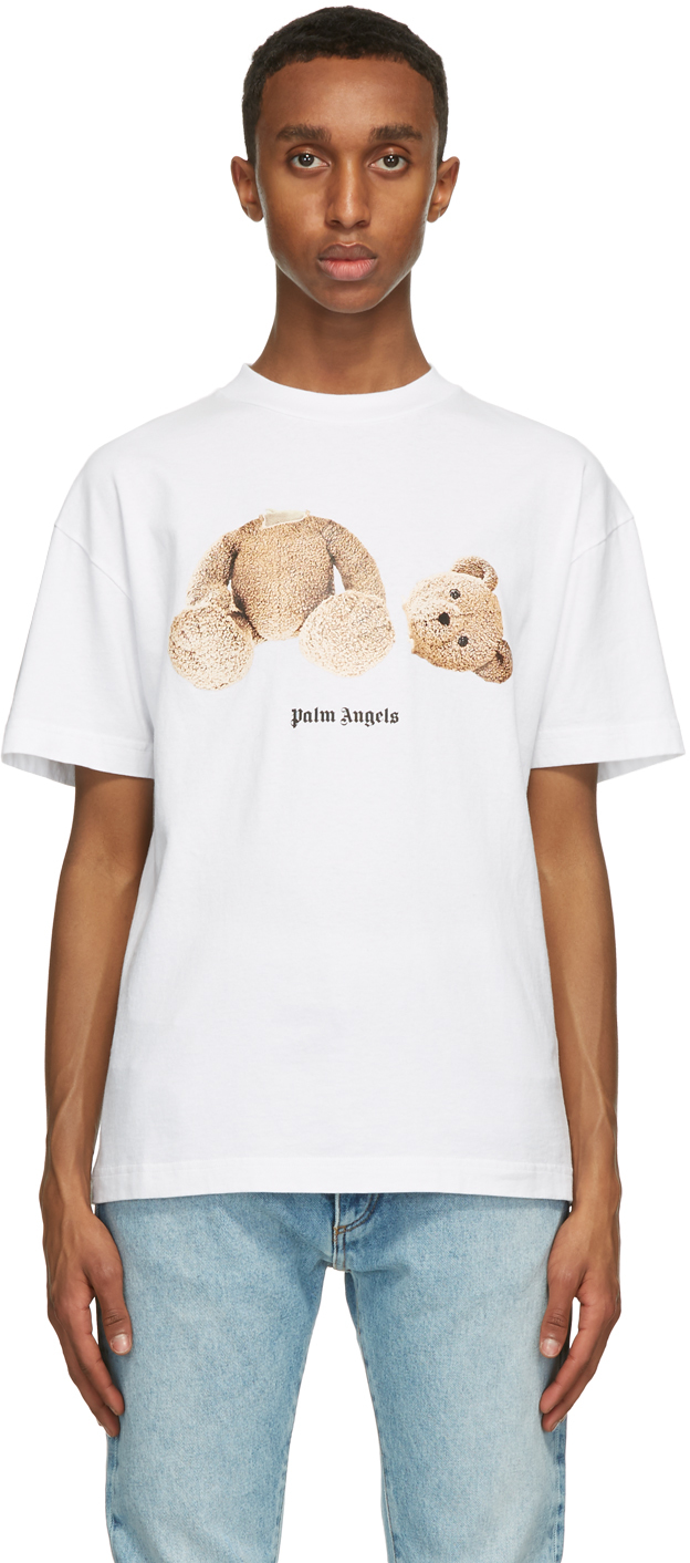 Palm Angels White Bear T-Shirt