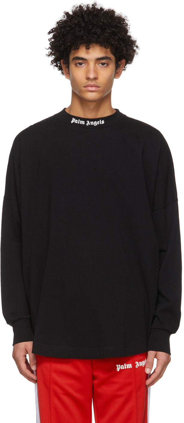 Black Logo Long Sleeve T-Shirt