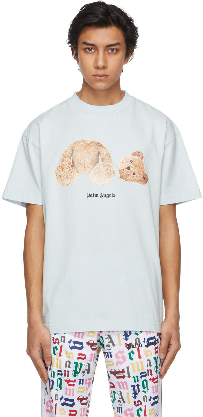 palm angels t shirt purple bear