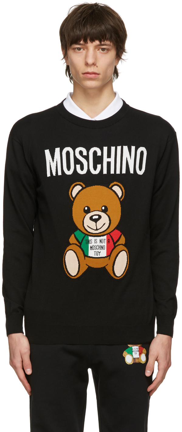 moschino teddy bear jumper
