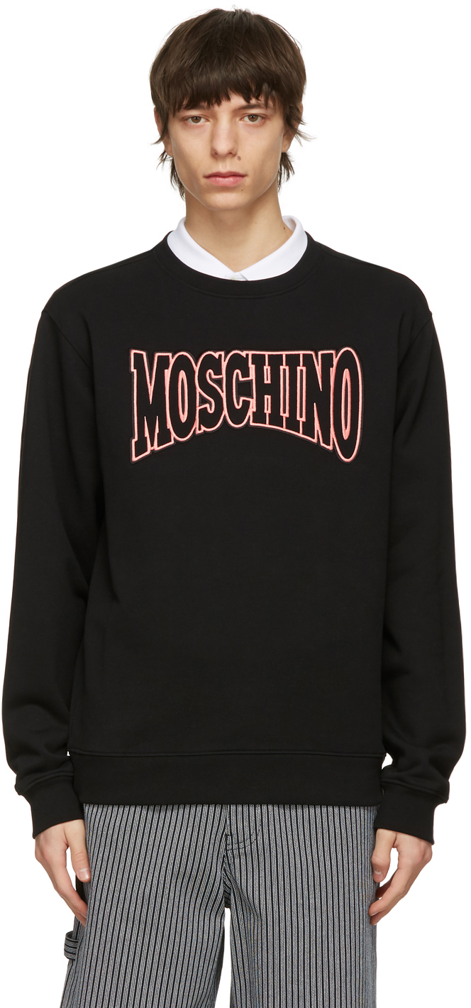 moschino sweatshirt black