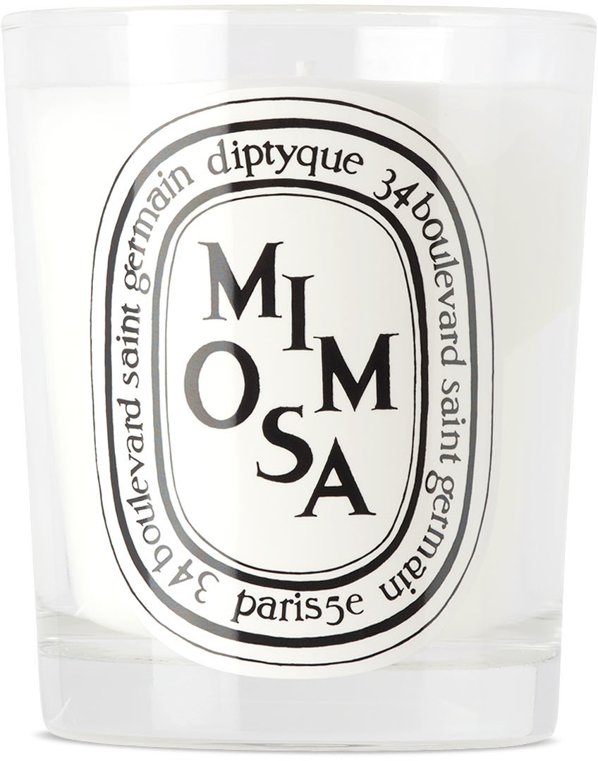 Diptyque Mimosa Classic Candle 6.5oz In White