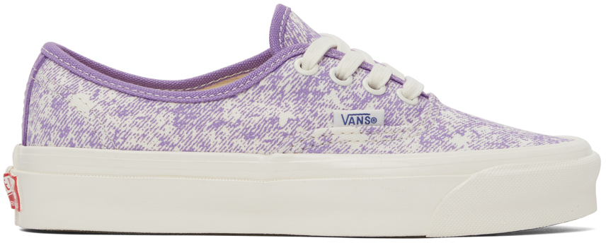 Purple OG Authentic LX Sneakers by Vans 