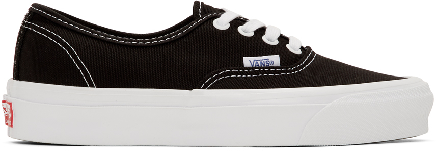 Vans: Black Og Authentic Lx Sneakers 