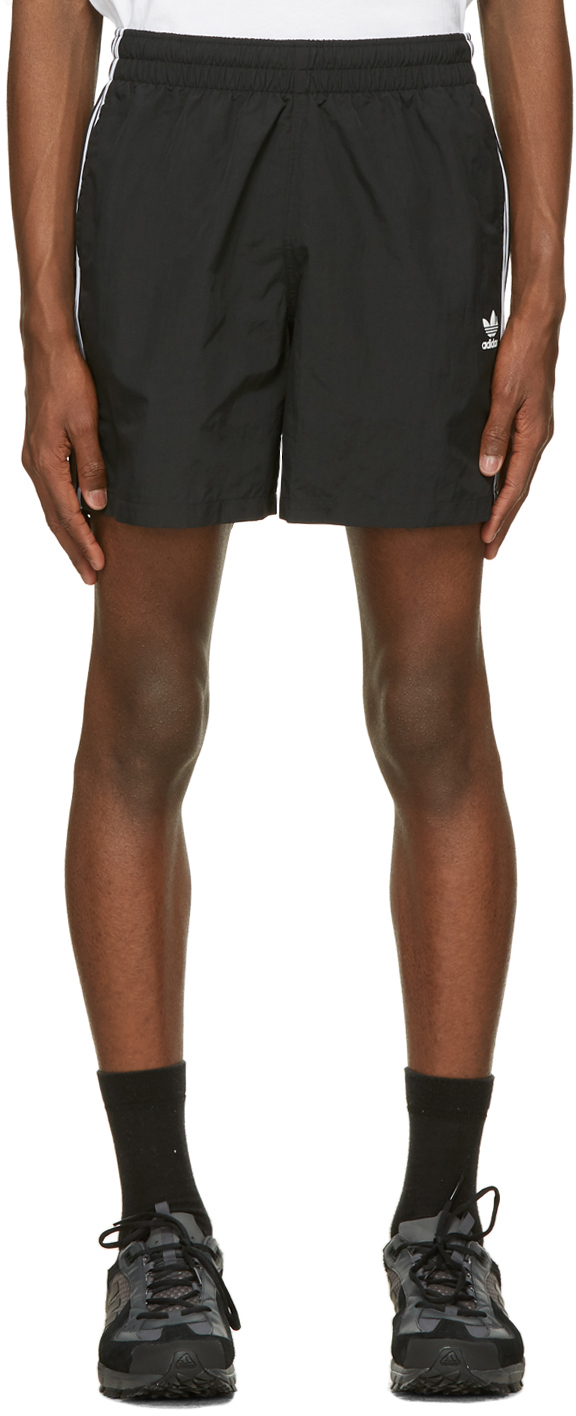 adidas originals 3 stripe swim shorts