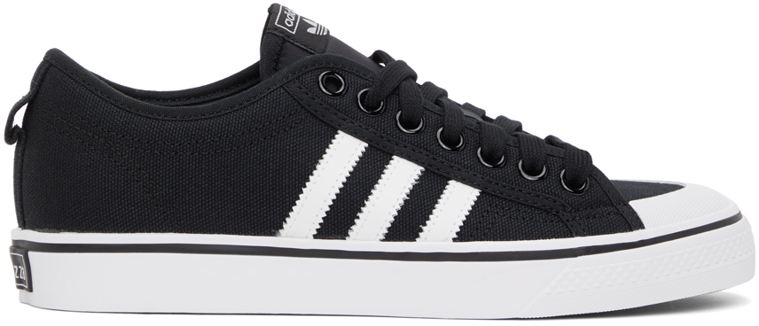 adidas Originals: Black Nizza Sneakers | SSENSE Canada