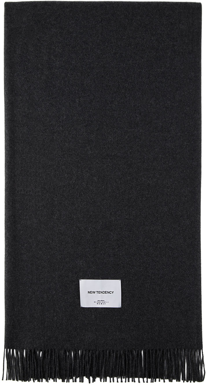 Black Throw Blanket by New Tendency SSENSE
