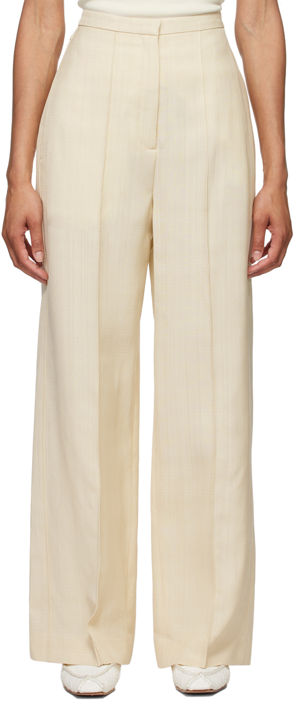 Beige suit trousers Clearance