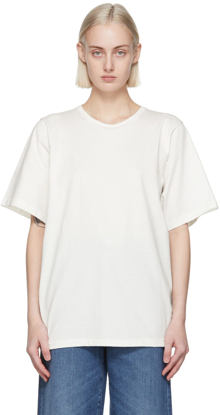 Totême White Organic Cotton Oversized T-Shirt