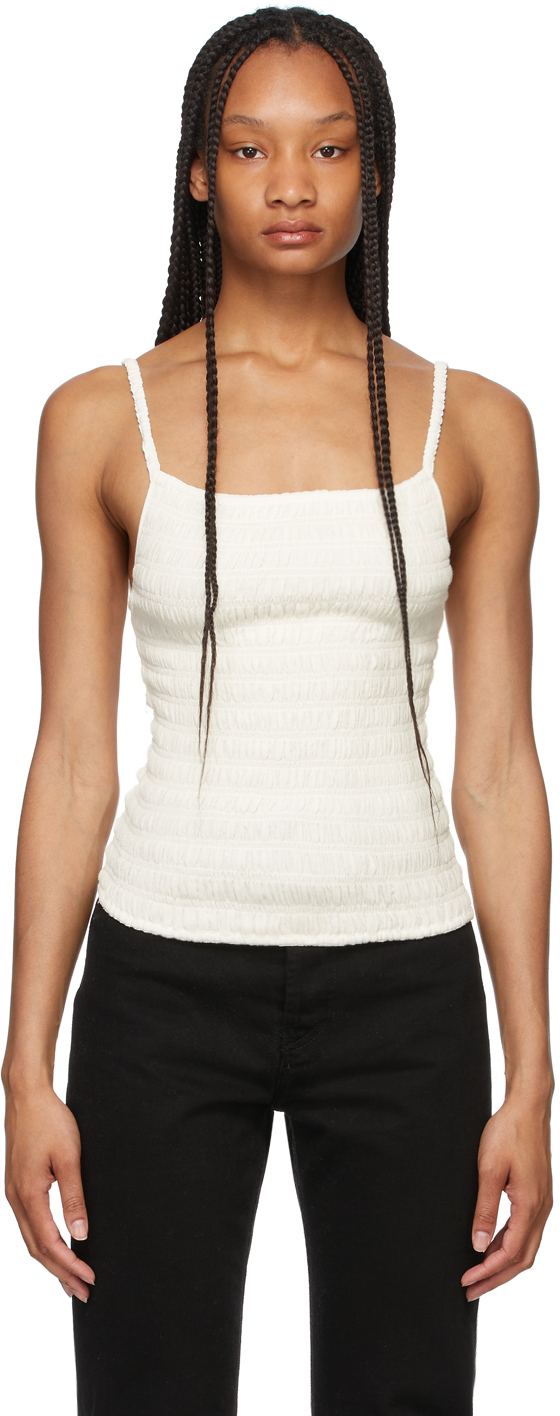 white spaghetti shirt