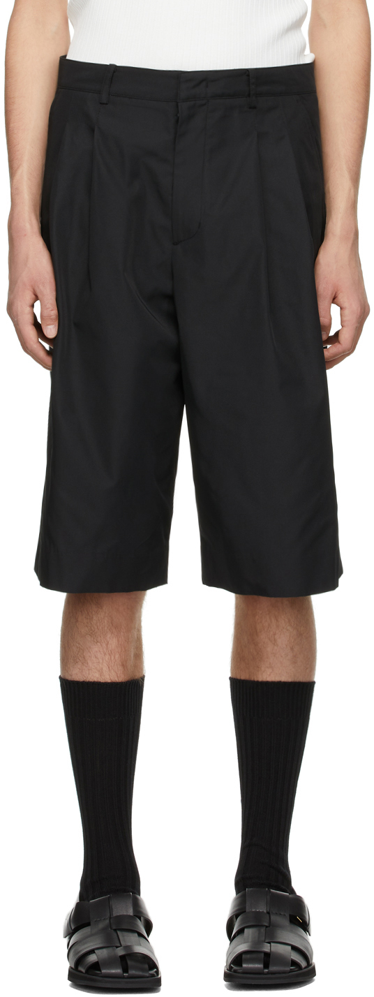 Recto: Black Tailored Bermuda Shorts | SSENSE