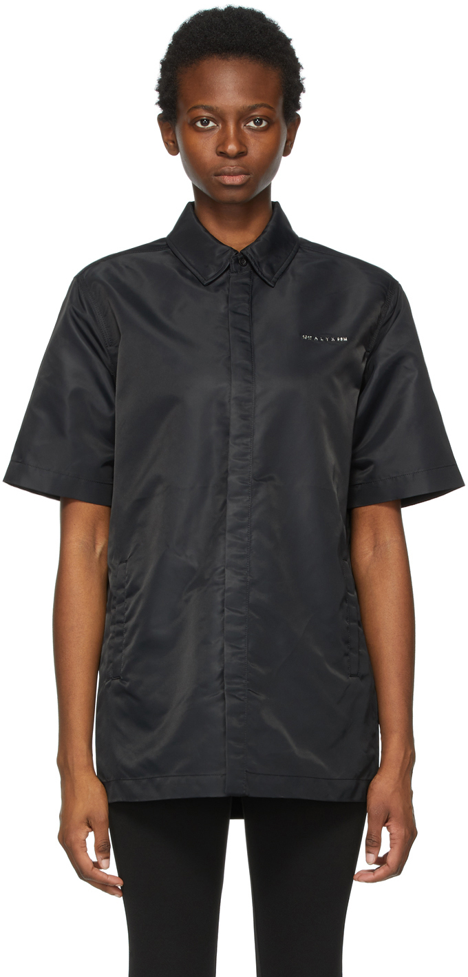 1017 ALYX 9SM Black Short Sleeve Shirt 211776F109018