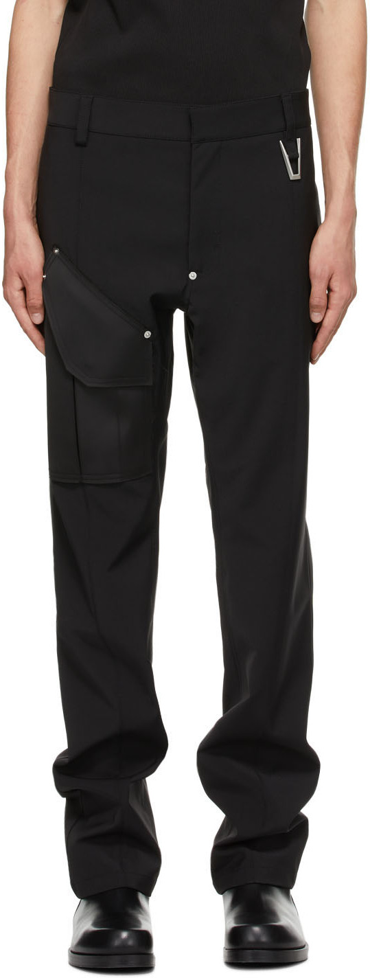 1017 ALYX 9SM Black Wool Tailored Cargo Pants 211776M188001