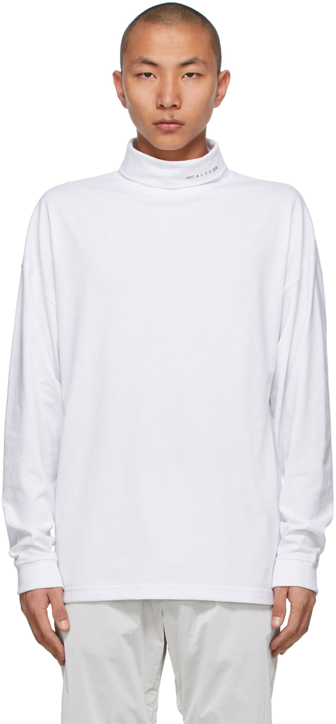 1017 ALYX 9SM: White Visual Logo 