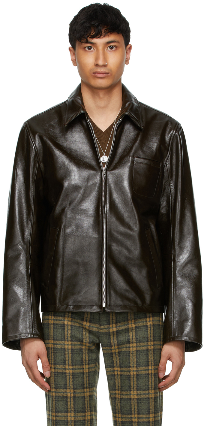 Maryam Nassir Zadeh Brown Kaplan Jacket In 933 Marrake | ModeSens