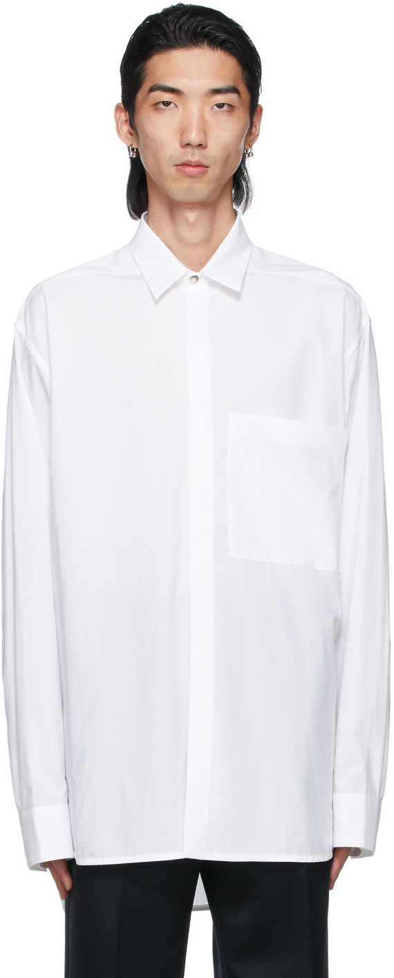 Fear of God White Easy Collared Shirt