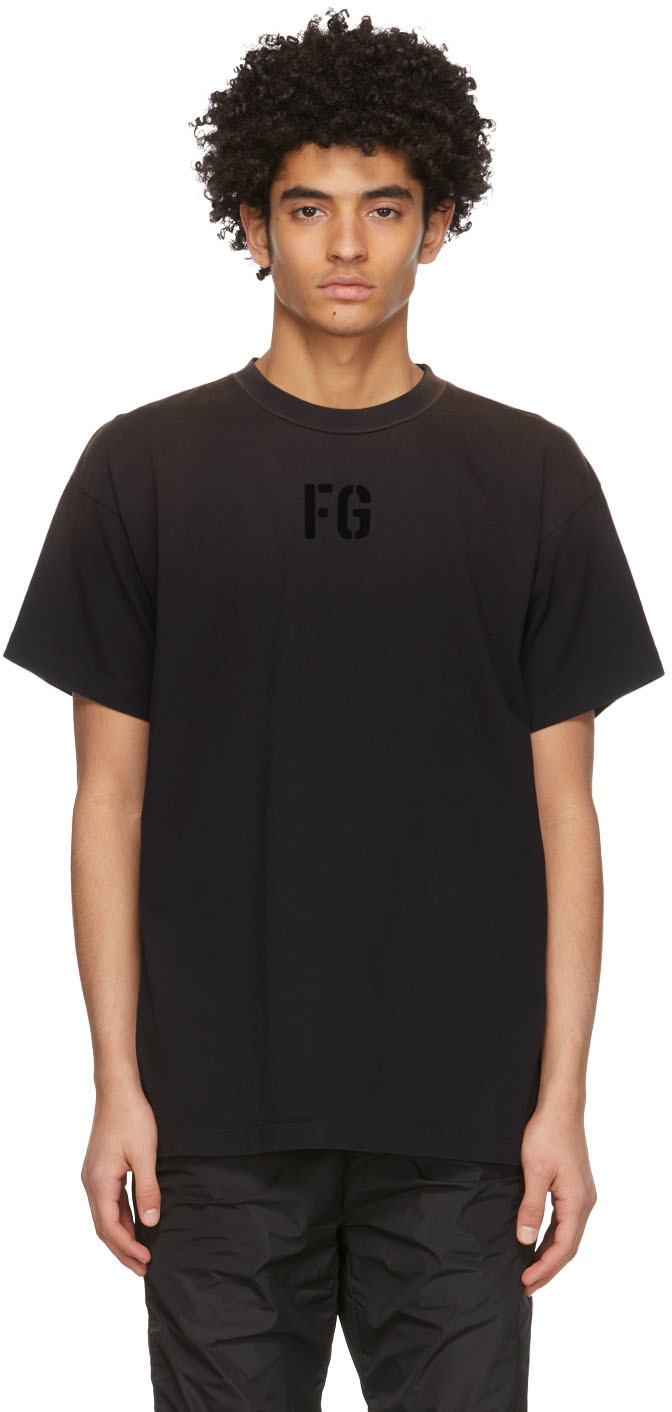 Black 'FG' T-Shirt