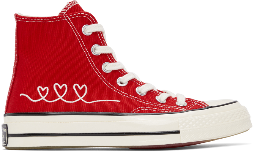 converse red 70s