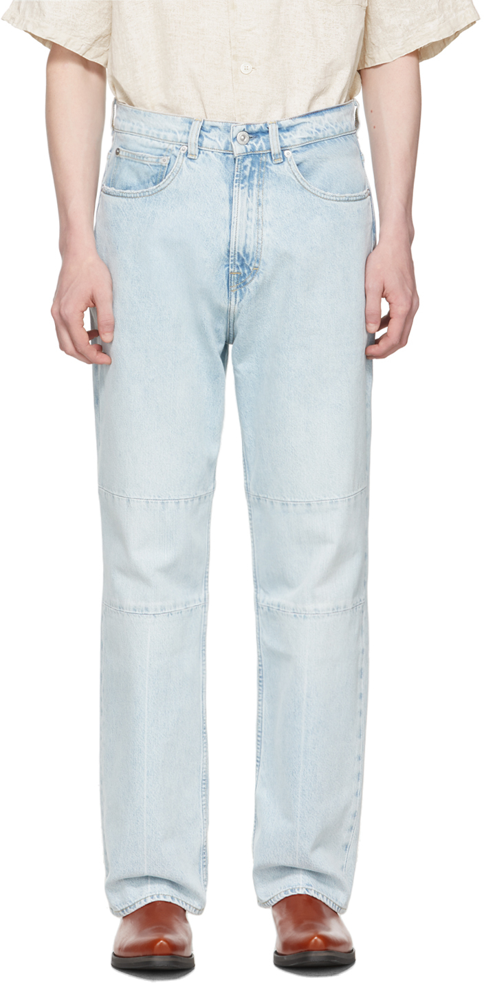 Our Legacy: Blue Extended Third Cut Jeans | SSENSE