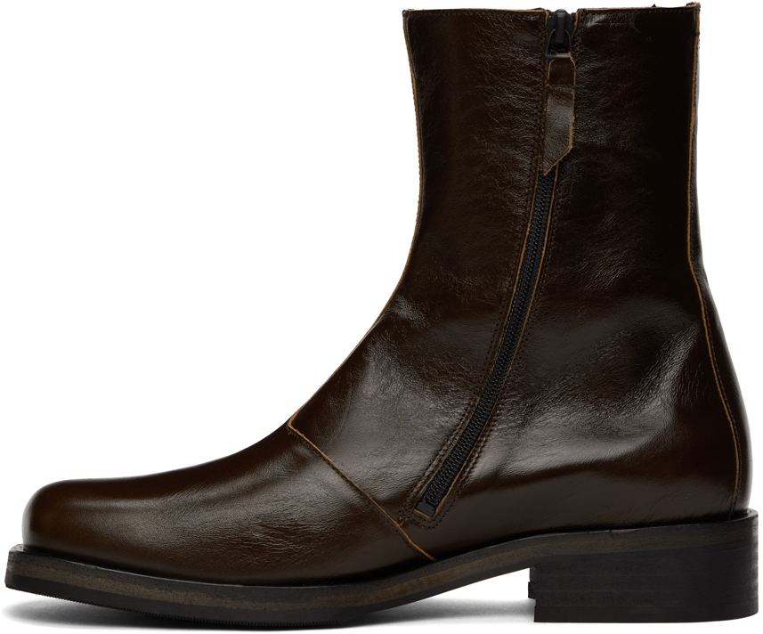 Our Legacy Brown Leather Camion Boots | Smart Closet