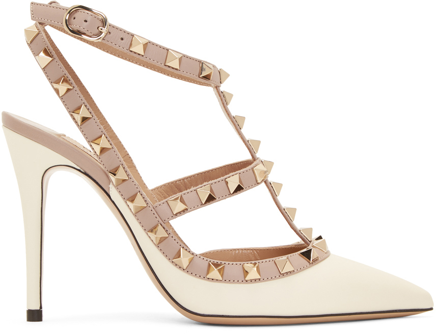 pink valentino rockstud heels