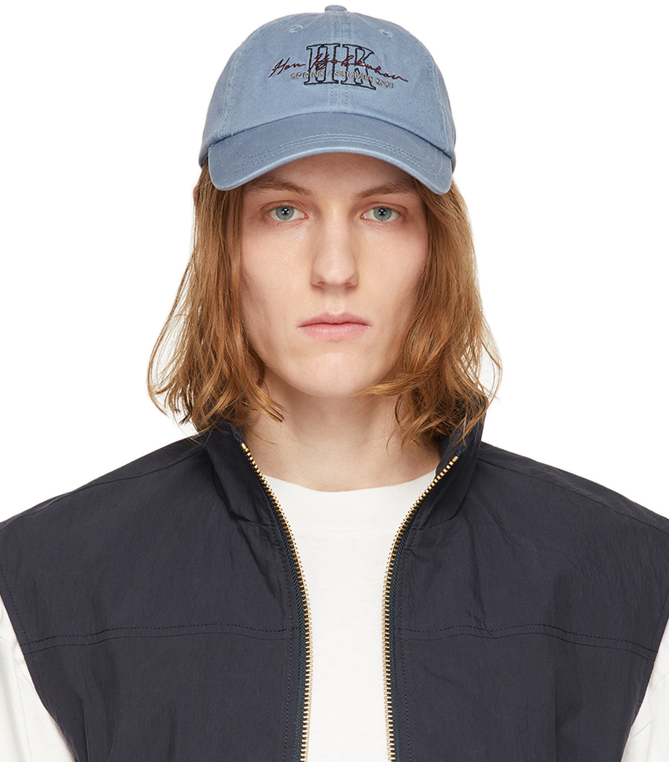 Han Kjobenhavn: Blue Artwork Cap | SSENSE UK