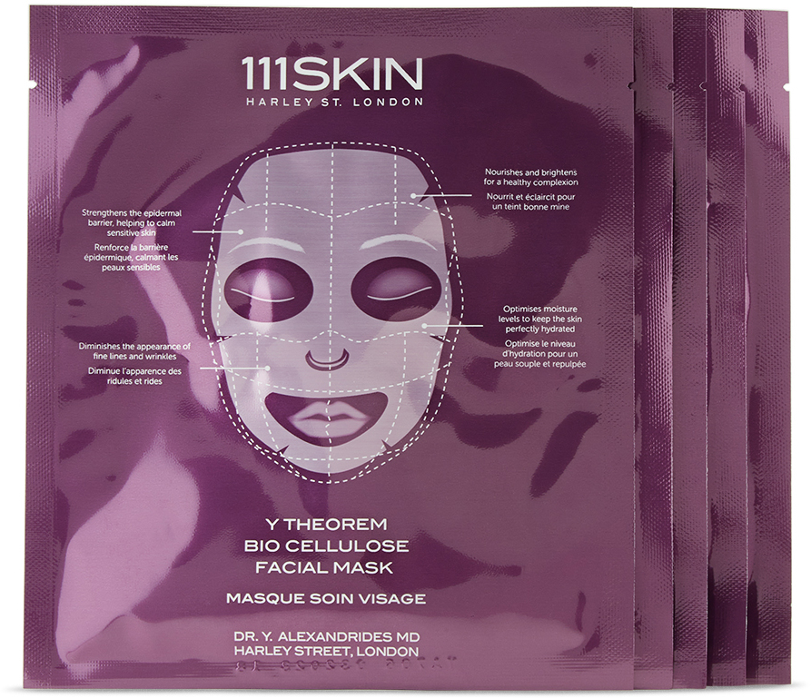 111 Skin Five Pack Y Theorem Bio Cellulose Facial Masks 23 mL