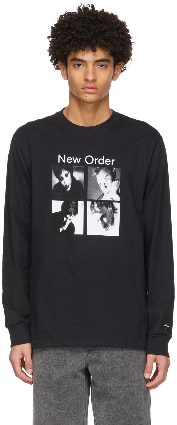 Noah Black New Order Edition Low Life Long Sleeve T Shirt Ssense
