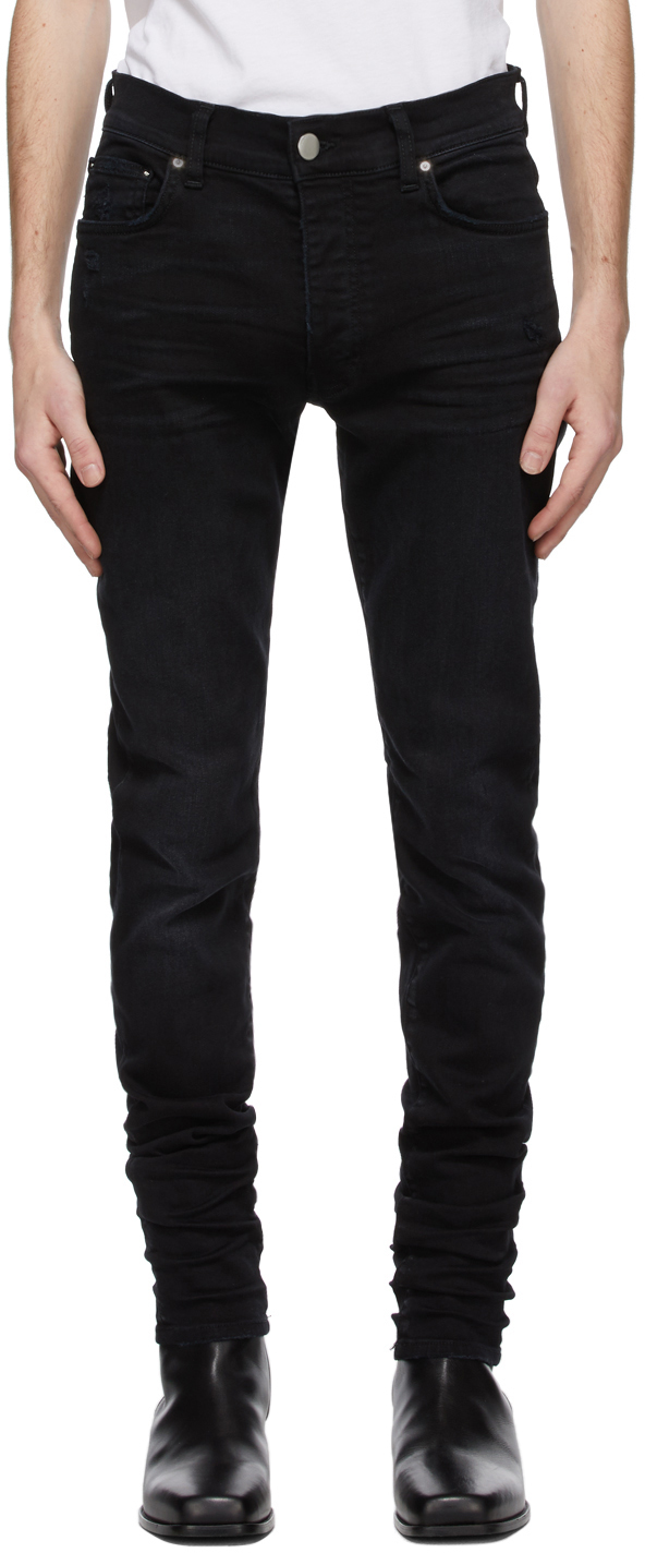 AMIRI: Black Stack Jeans | SSENSE