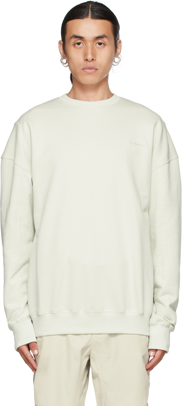 A-COLD-WALL* Beige Heightfield Sweatshirt | Smart Closet