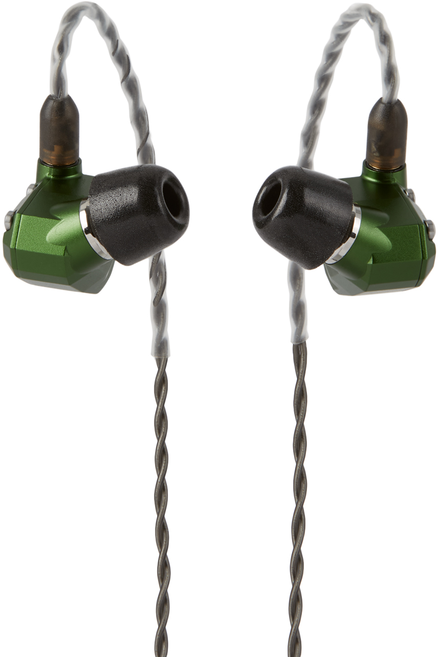 Green Andromeda Solid-Body Earphones