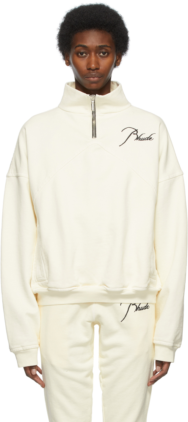 Off white quarter zip Clearance