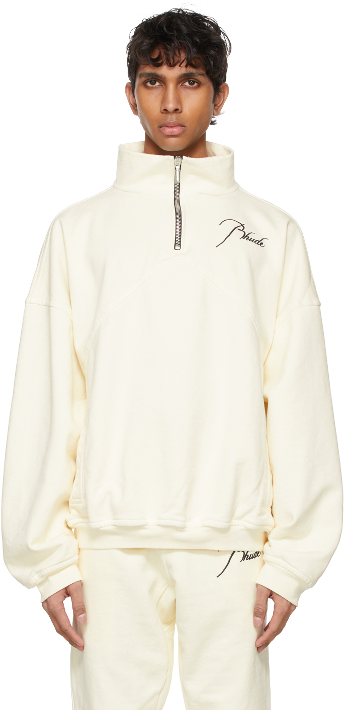 Off white quarter zip Clearance