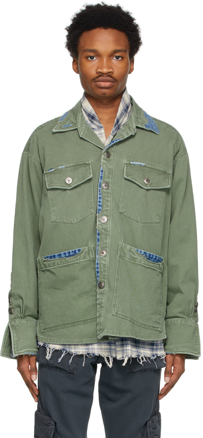 greg lauren denim jacket