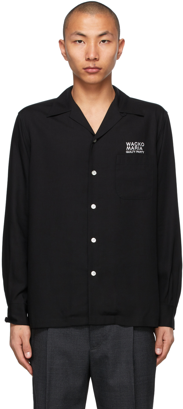 WACKO MARIA: Black 50s (Type-3) Shirt 