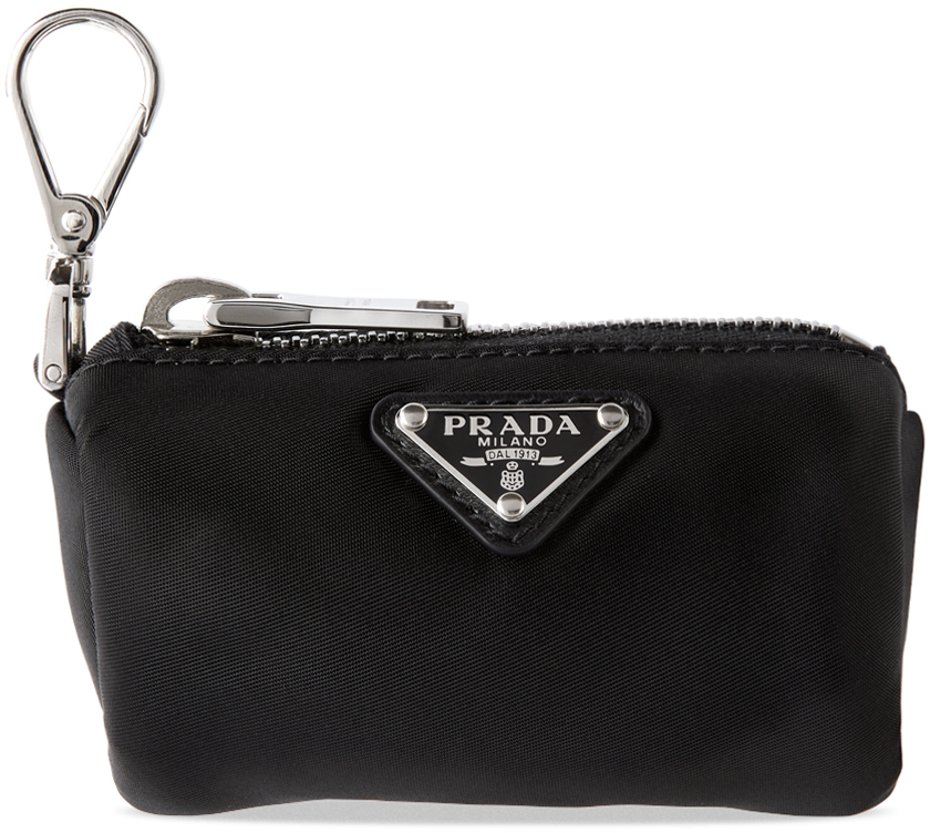Black Nylon Dog Bag by Prada SSENSE Canada