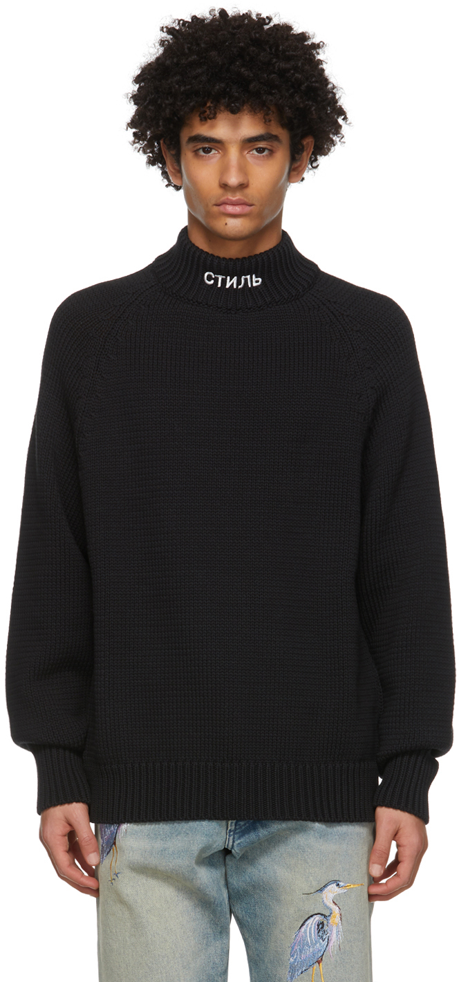 black turtleneck mens designer