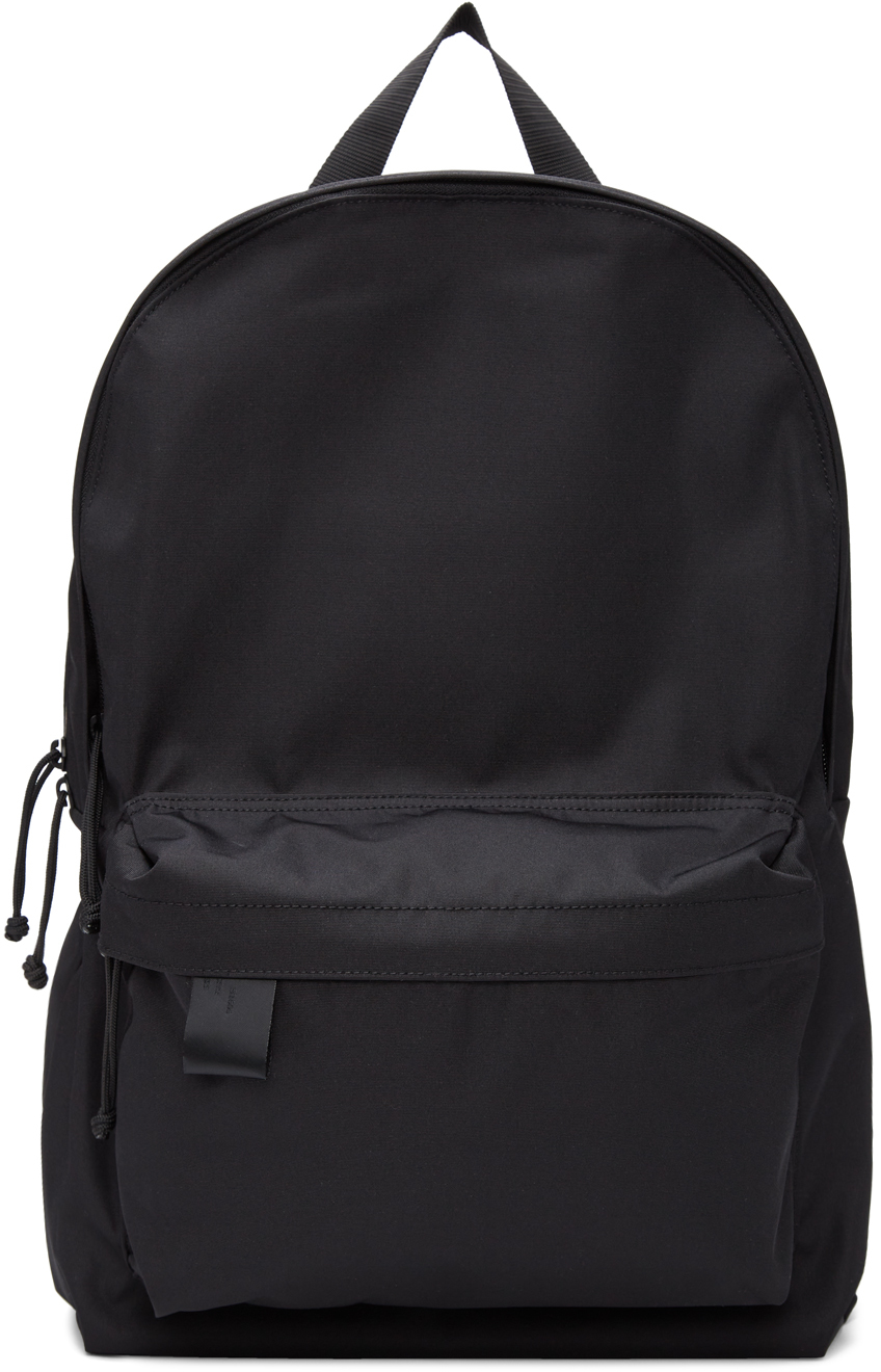 N.hoolywood Black Porter Edition Canvas Large Backpack | ModeSens