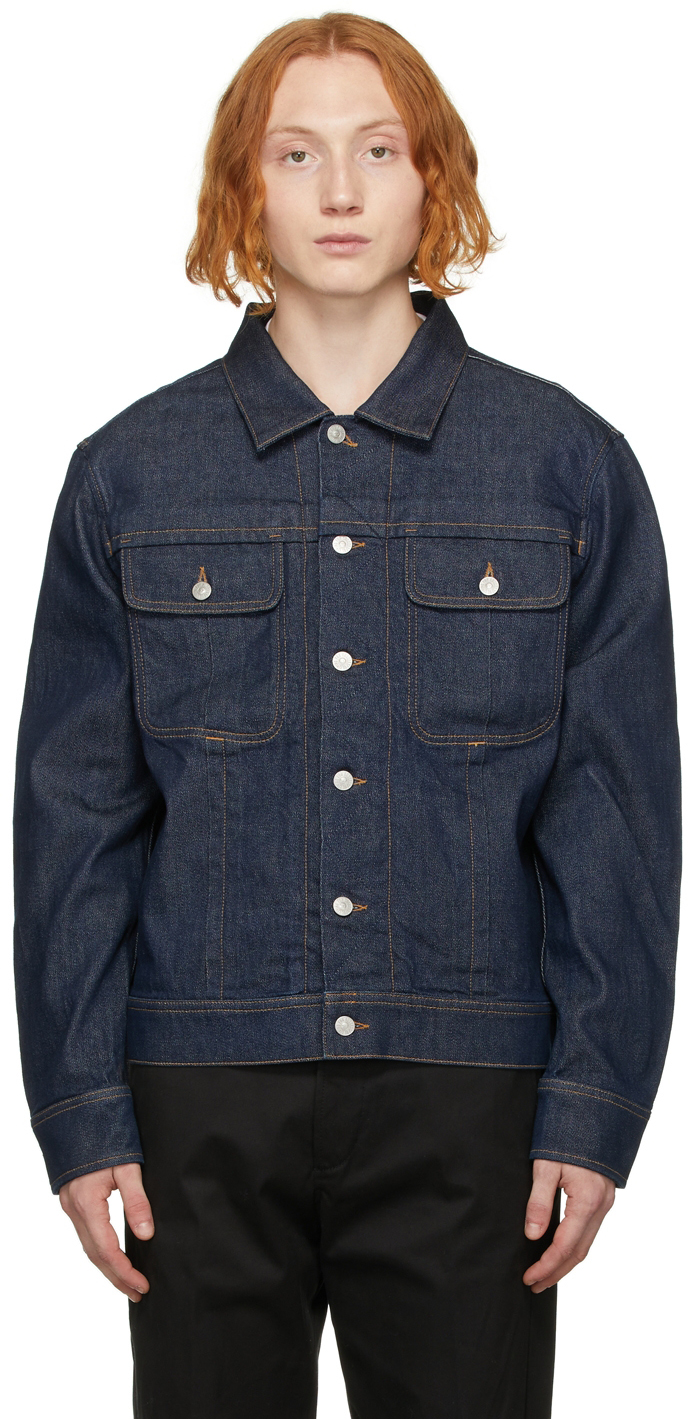 Indigo Denim D-Sfera-CDN Jacket by Diesel on Sale