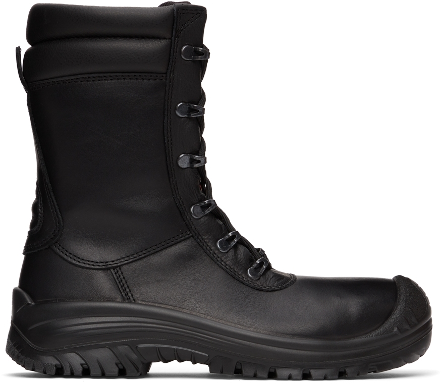 Black H-Woodkut BT Boots by Diesel on Sale