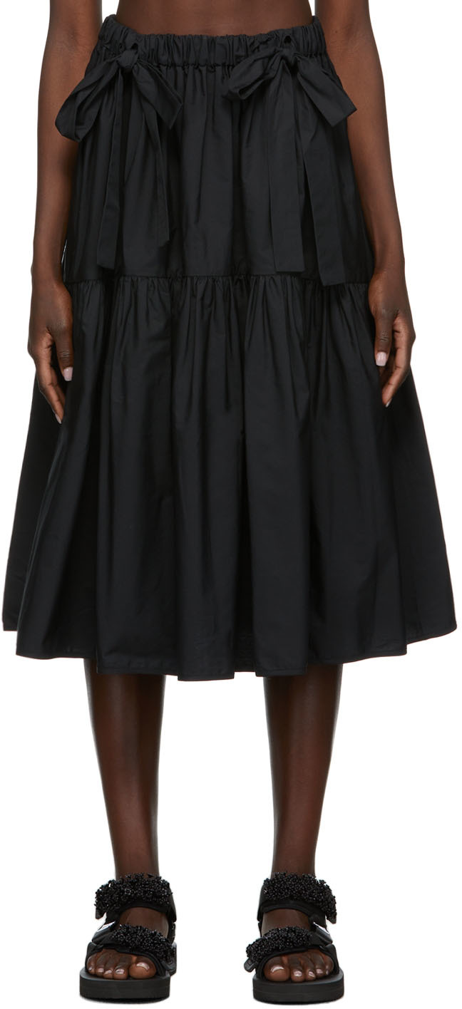 Cecilie Bahnsen Black Hadrian Skirt