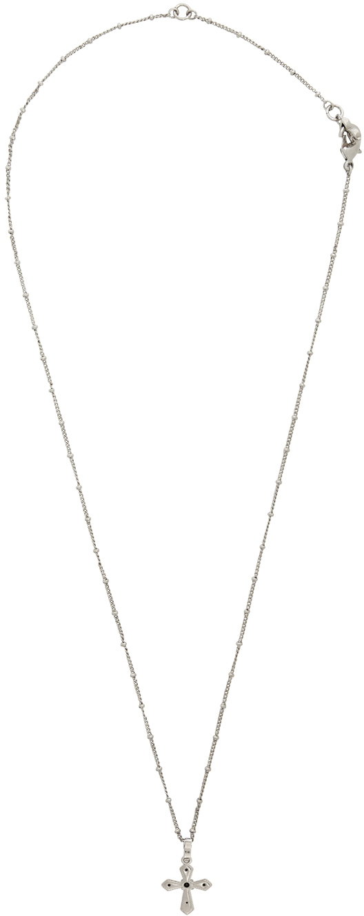 Dolce & Gabbana Silver Cross Necklace | Smart Closet