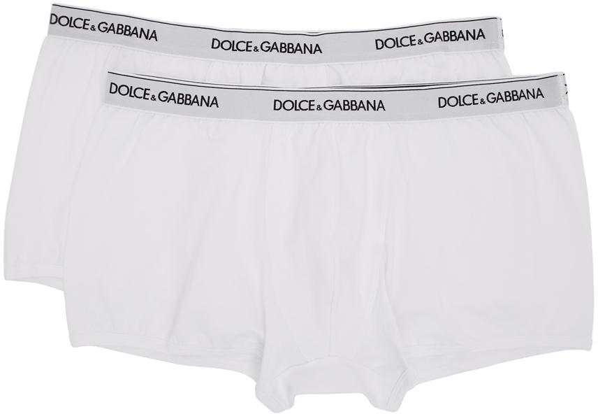 Dolce & Gabbana Two-Pack White Regular Boxer Briefs