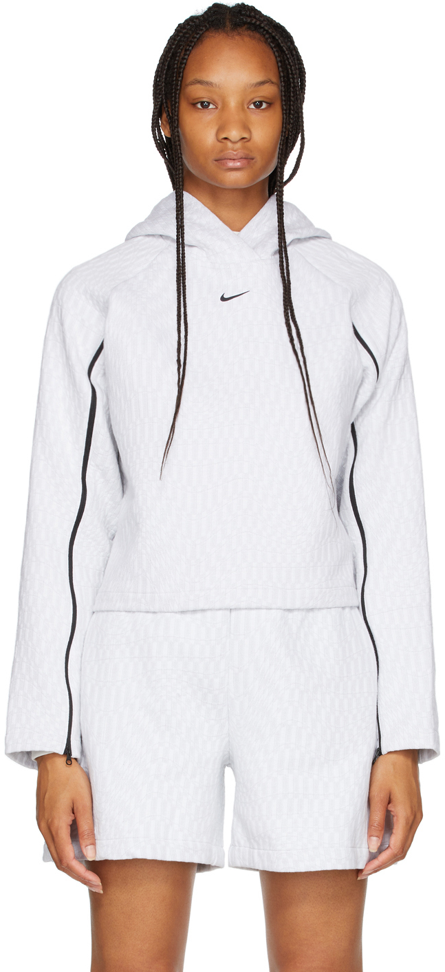 lavar Destino Extranjero Grey Sportswear Tech Pack Hoodie by Nike on Sale