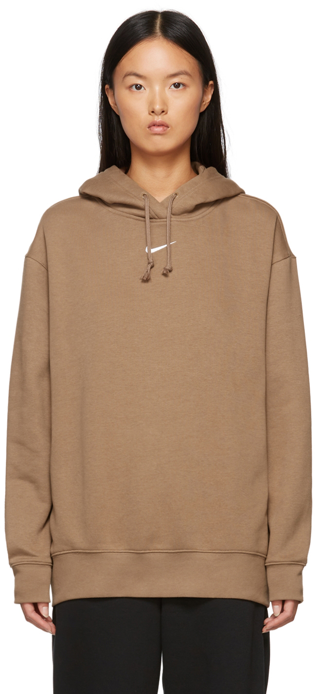 brown nike hoodie women