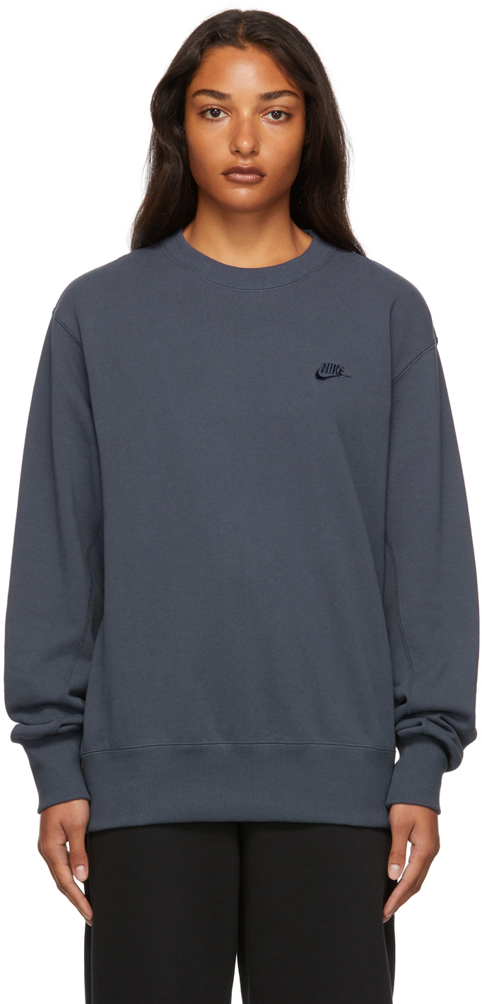 women's nike crew neck sweatshirt with pockets